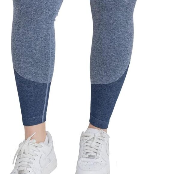 Brand New! Yale Leggings Medium Blue High Waisted Leggings Size L - Picture 2 of 4